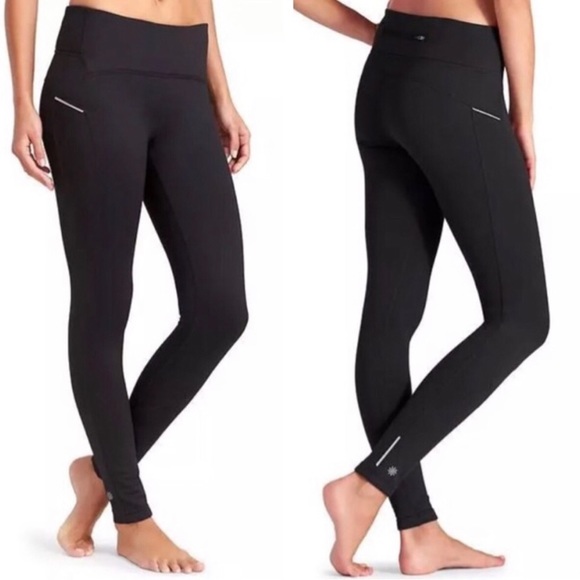 athleta fleece lined leggings